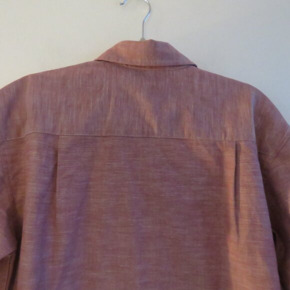 POWER OF MY PEOPLE The Wayward Fit Feeling 100% Cotton Shirt Dusky Red Pink XS - Picture 10 of 14